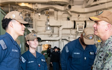 SWOBOSS Visits USS Michael Monsoor