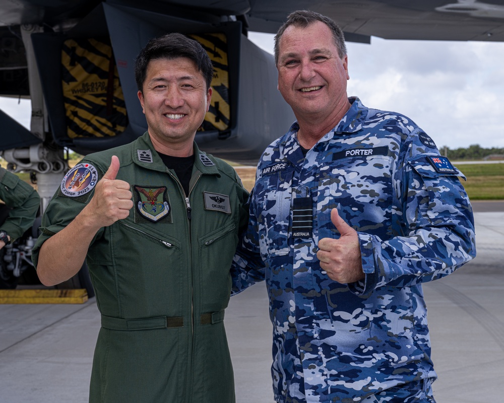 RAAF, JASDF, U.S. Military leaders integrate for a DV Day during CN25