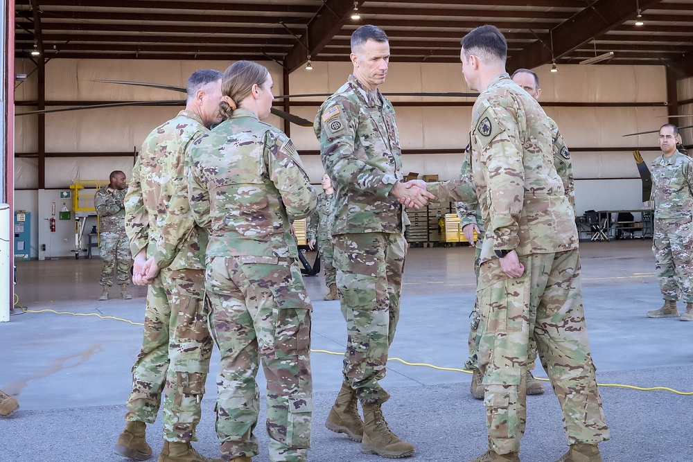 U.S. Army North Commanding General visits southern border