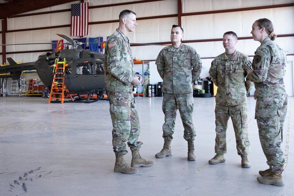 U.S. Army North Commanding General visits southern border