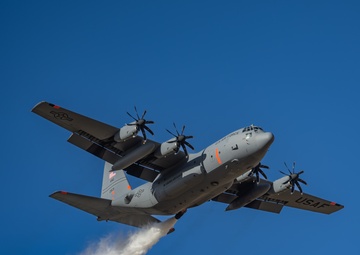 Cowboy Guard and the California Air National Guard conduct MAFFS training in Arizona