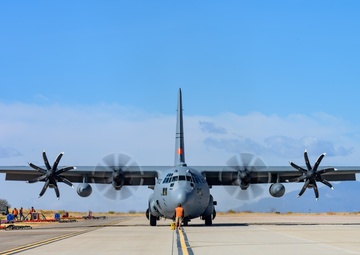Cowboy Guard and the California Air National Guard conduct MAFFS training in Arizona