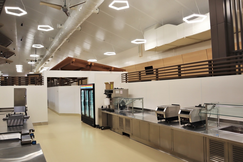 A Punch List Walk Through Ensures a Newly Constructed Snack Bar in a Camp Blaz Dining Facility is Operational