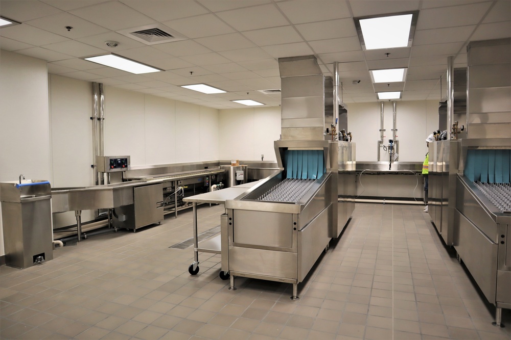 A Punch List Walkthrough  Ensures a Newly Constructed Dish Washing Room is Operational