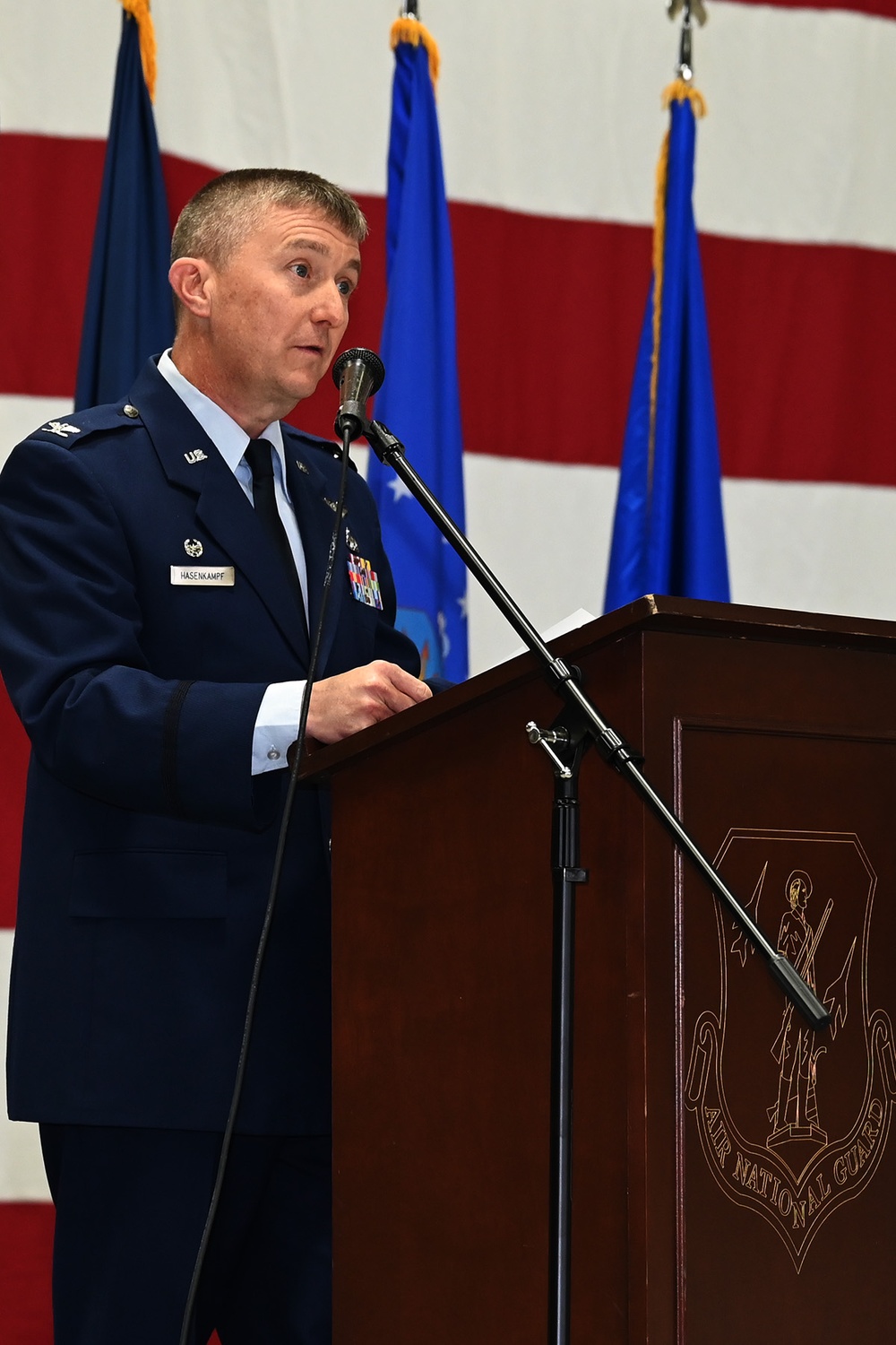 159th Maintenance Group conducts change of command ceremony and promotion