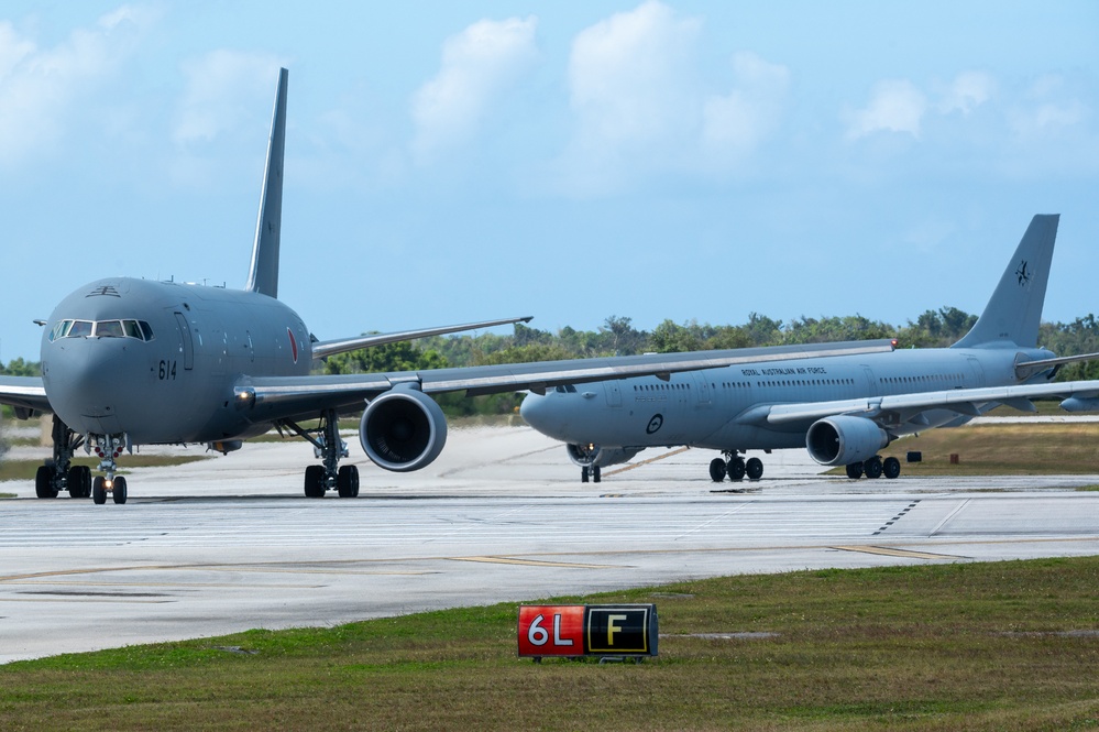 U.S. and Ally refuelers take off for CN25