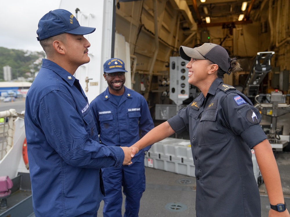 USCGC Midgett and Royal New Zealand Navy strengthen their partnership