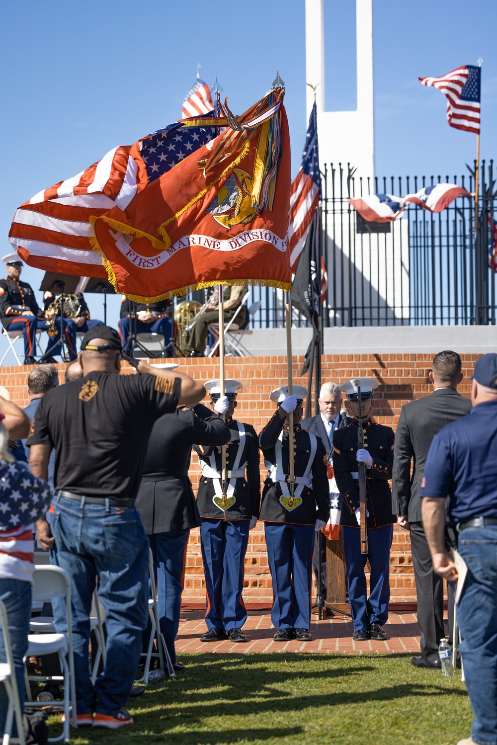 Marines with 1st MARDIV participate in ceremony honoring John Basilone