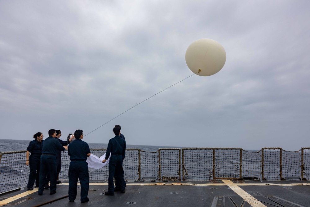 USS Ralph Johnson Completes a Ballistic Missile Defense External Calibration