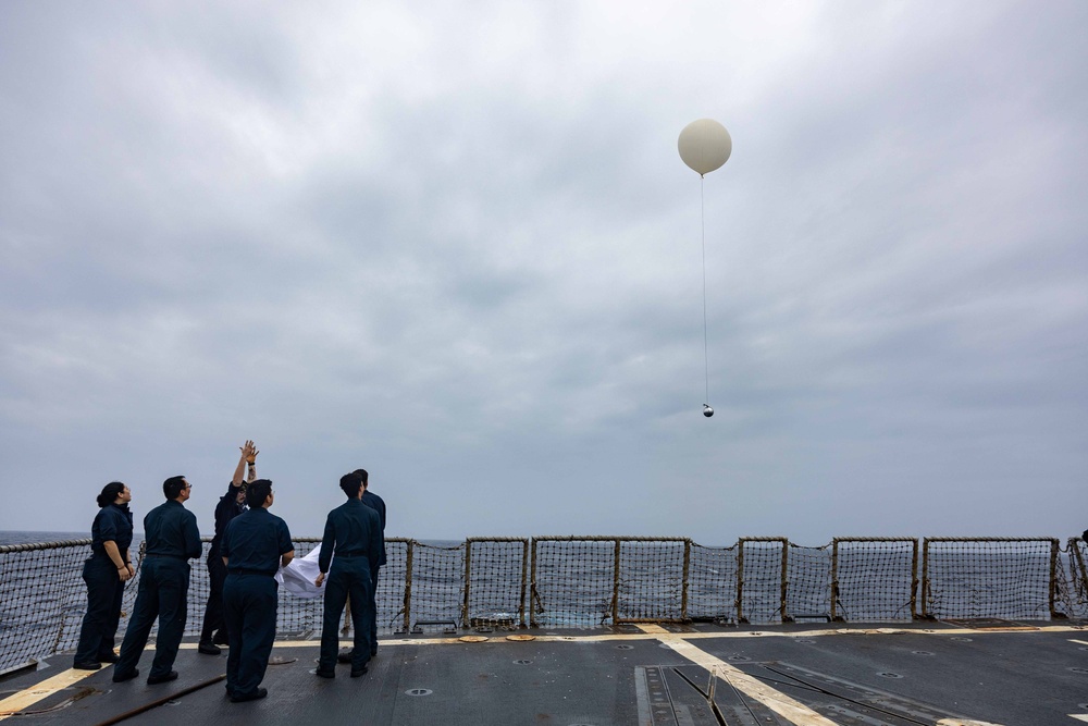 USS Ralph Johnson Completes a Ballistic Missile Defense External Calibration