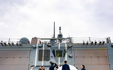 USS Ralph Johnson Completes a Ballistic Missile Defense External Calibration