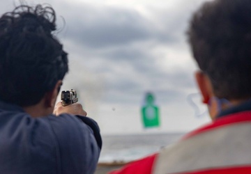 USS Ralph Johnson Small Arms Qualification