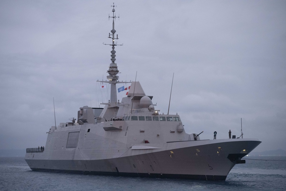 French Marine Nationale visits White Beach Naval Facility