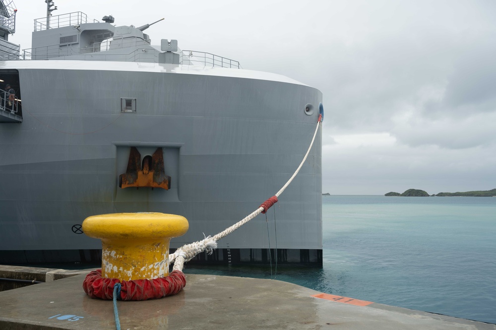 French Marine Nationale visits White Beach Naval Facility