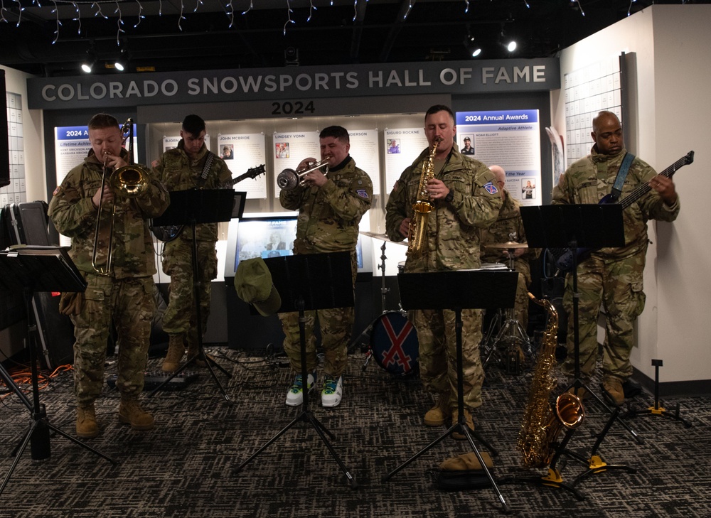 10th Mountain Division Band Performs at Colorado Snowsports Museum