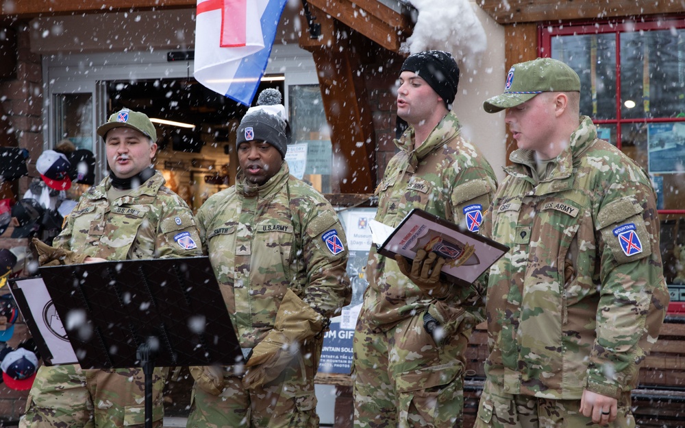 10th Mountain Division Band Performs at Colorado Snowsports Museum