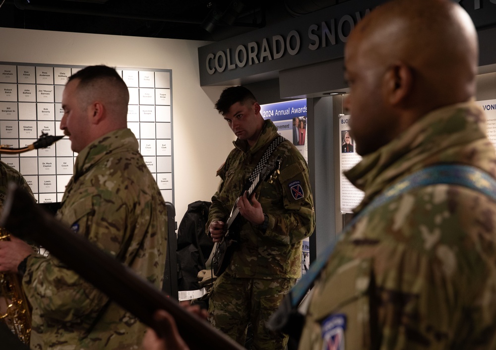 10th Mountain Division Band Performs at Colorado Snowsports Museum