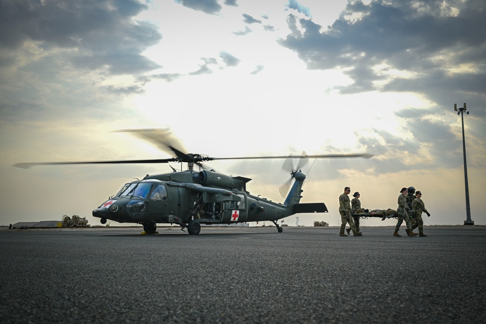 Joint forces train for critical medical evacuations