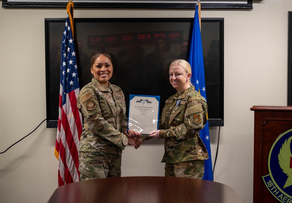 Airman recognized for exceptional off-duty action