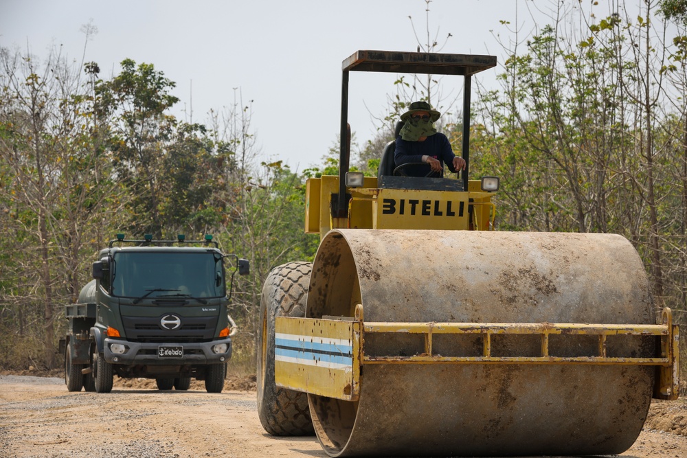 Royal Thai Marine Corps, U.S. Marines begin road rehabilitation project in Nakhon Ratchasima province