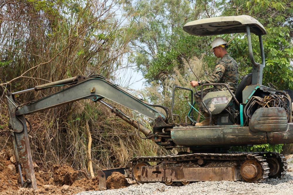 Royal Thai Marine Corps, U.S. Marines begin road rehabilitation project in Nakhon Ratchasima province