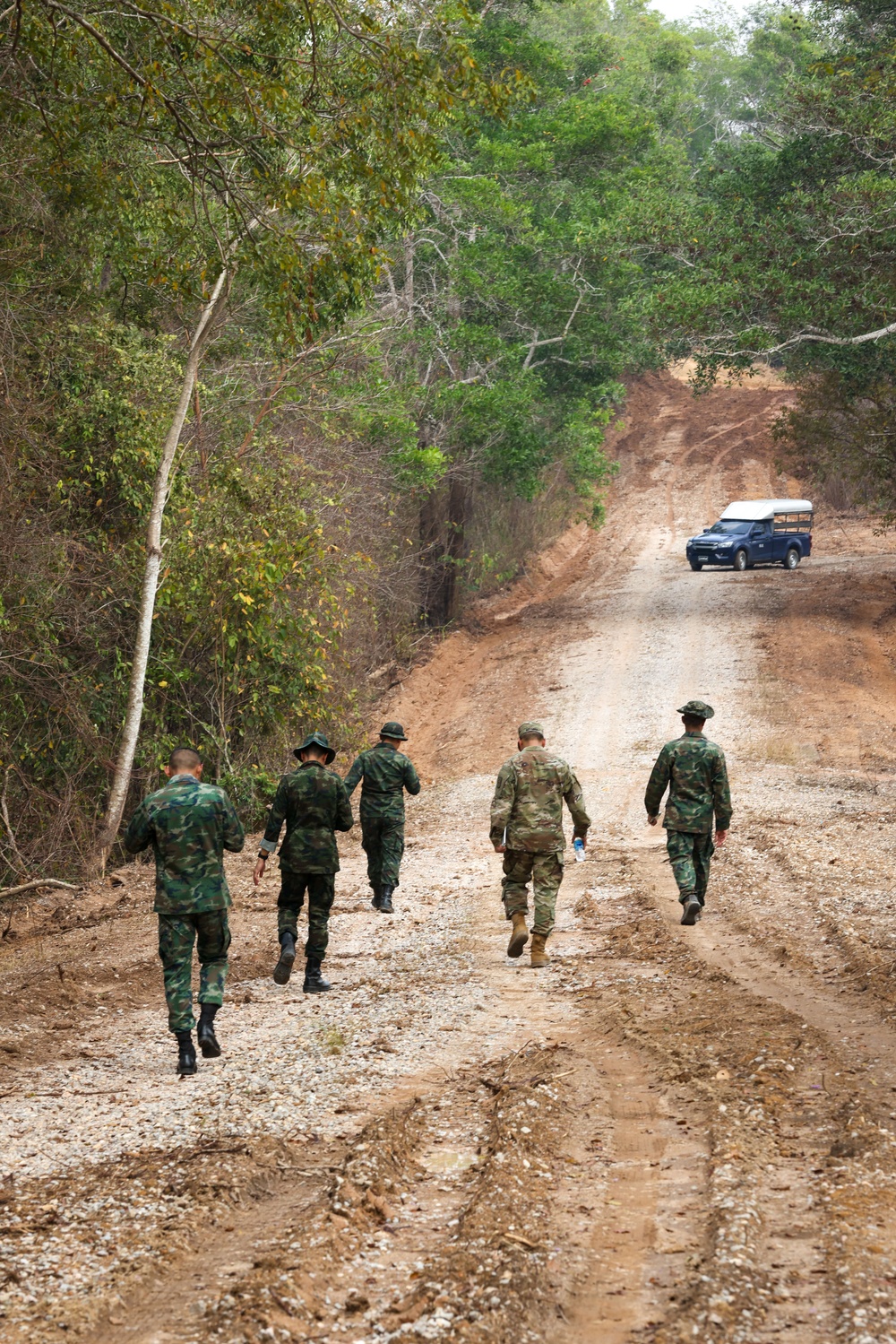 Royal Thai Marine Corps, U.S. Marines begin road rehabilitation project in Nakhon Ratchasima province