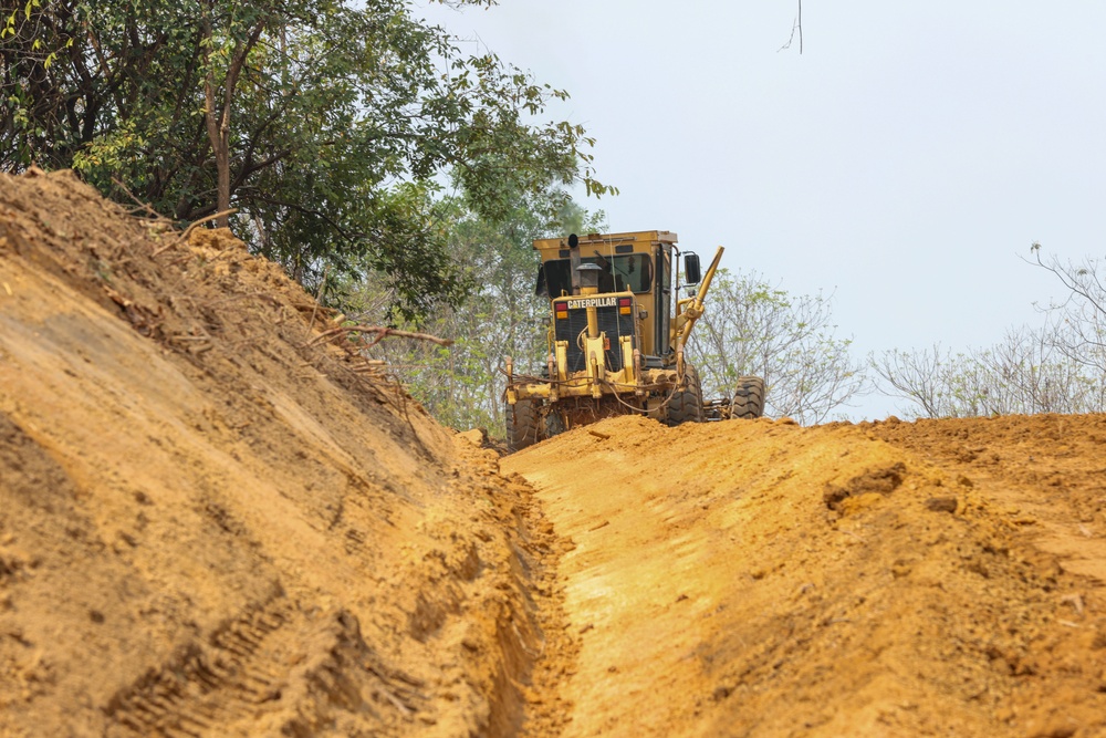 Royal Thai Marine Corps, U.S. Marines begin road rehabilitation project in Nakhon Ratchasima province