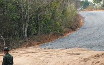 Royal Thai Marine Corps, U.S. Marines begin road rehabilitation project in Nakhon Ratchasima province