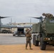 Marines resupply HIMARS via MV-22B Osprey