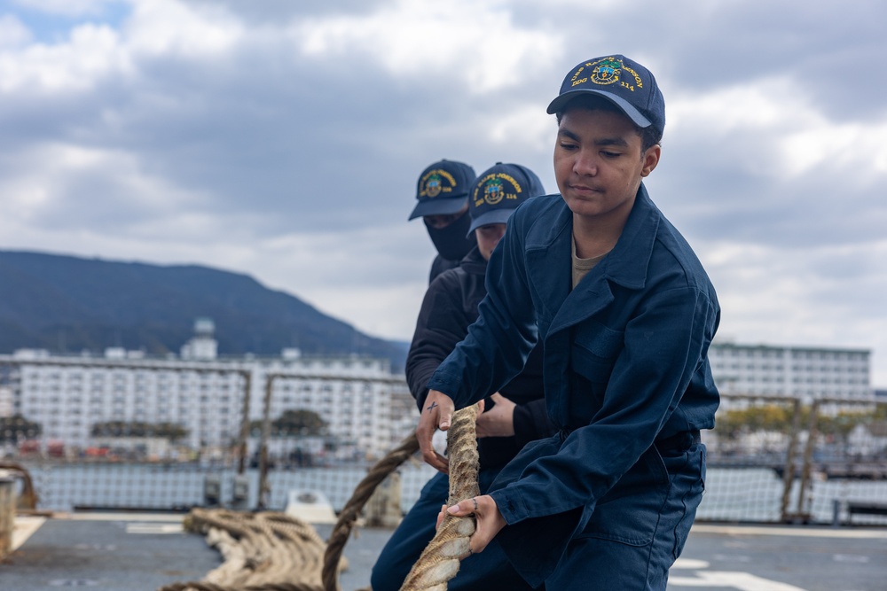 USS Ralph Johnson Departs Sasebo, Japan