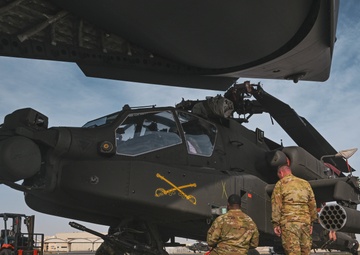 386th ELRS supports AH-64 Apache transport