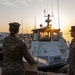 Marines with MWSS-272 prepare to leave port in the Bahamas