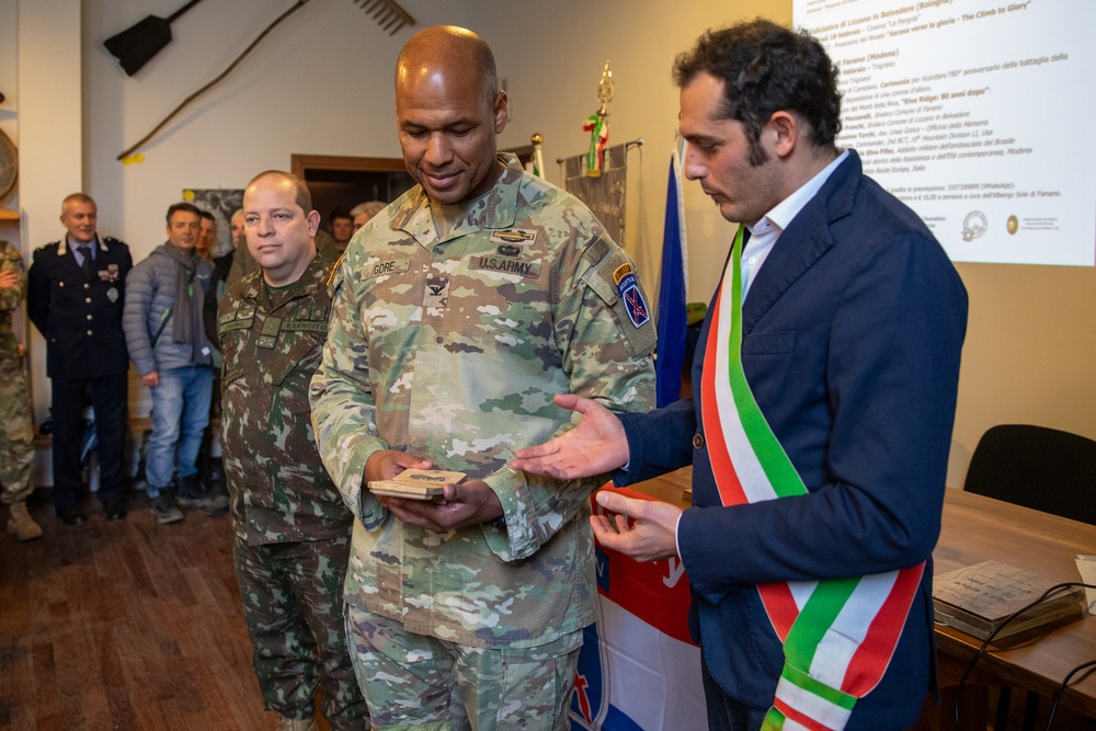 10th Mountain Division (LI) is Gifted Historic Piece from Riva Ridge