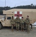 U.S. Army medics rendered aid to Polish allies following vehicle accident