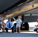 Tampa Bay Lightning player Cam Atkinson tours MacDill AFB
