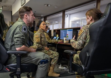 100th ARW command team integrates with 100th OSS