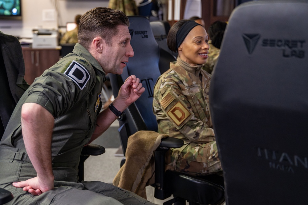 100th ARW command team integrates with 100th OSS