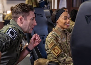 100th ARW command team integrates with 100th OSS