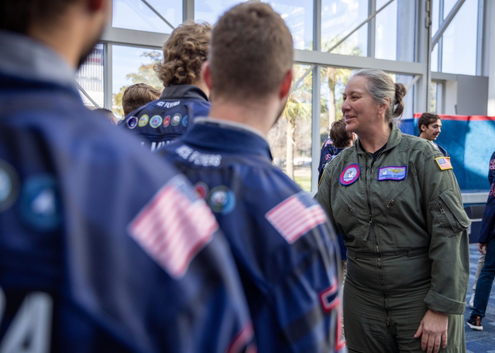 Penacola Ice Flyers Visit NAS Pensacola