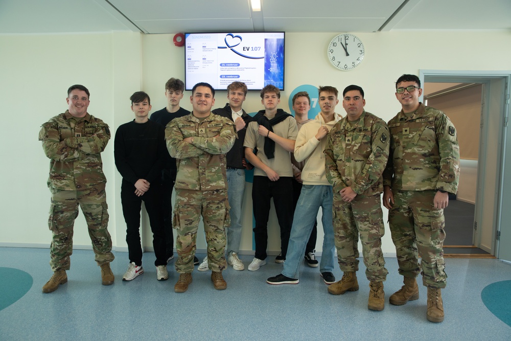 3-321st FAR Visit a High School in Parnu