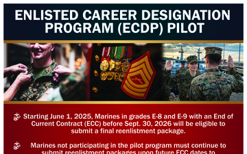 Marine Corps Launches Enlisted Career Designation Program Pilot