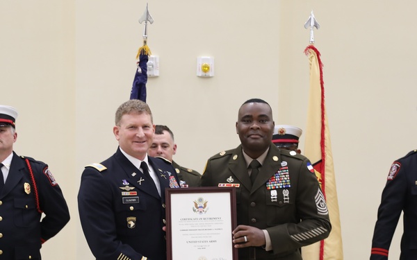 CSM Danny J. Castleberry Assumes Responsibility as ID-R CSM