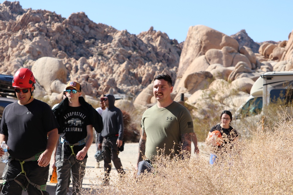 NMRTC Twentynine Palms Sailors build resiliency in the Joshua Tree desert