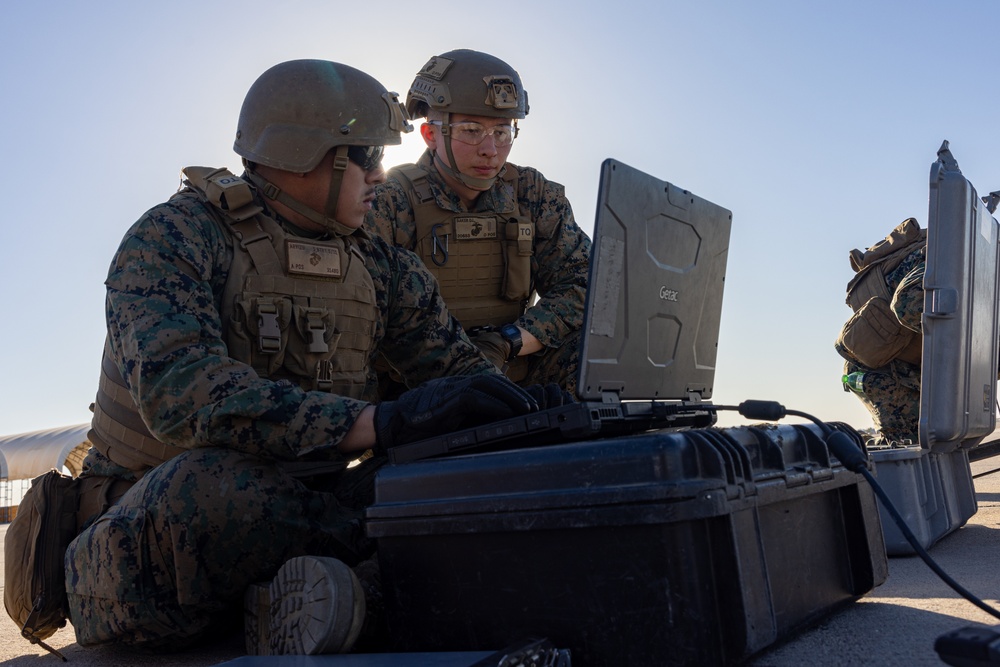 U.S. Marines rehearse HIMARS employment at MCAS Yuma with Royal Canadian Air Force