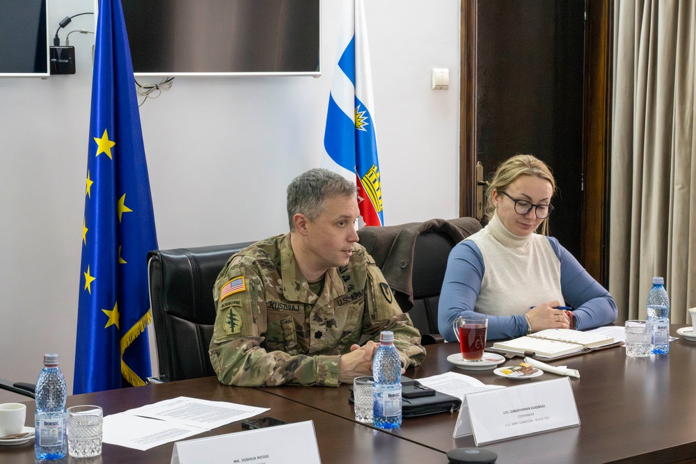 USAG Black Sea commander meets with Constanta mayor