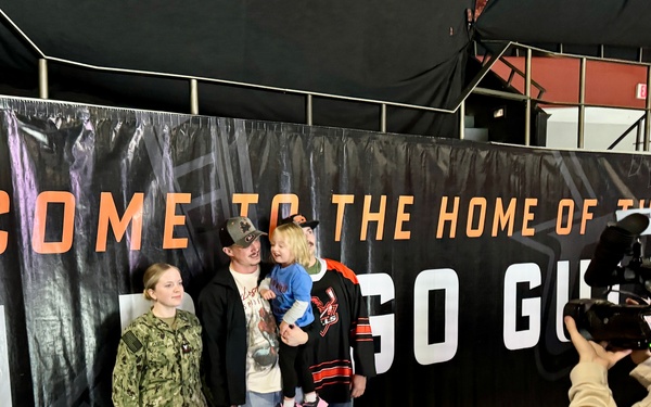 NMCSD Sailor Honored as Military Hero of the Game at San Diego Gulls Hockey Game