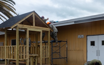 Marines with MWSS-272 undertake construction projects in the Bahamas