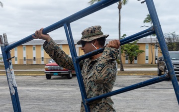 Marines with MWSS-272 undertake construction projects in the Bahamas