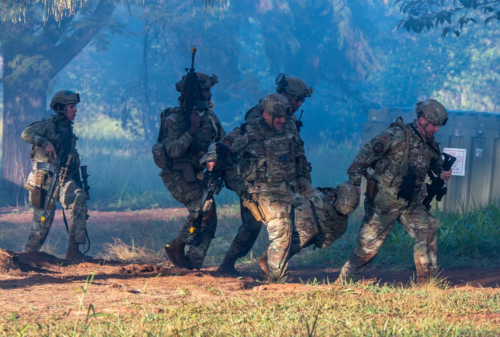 Air Force Reserve Security Forces train at Exercise NEXUS FORGE