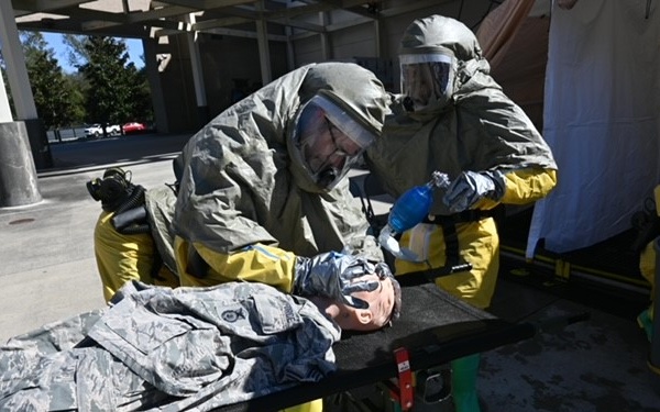 Dragon Medics Participate in Decon Exercise